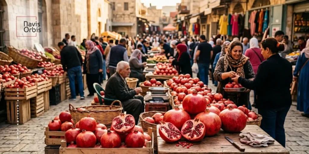 Premium Indian pomegranates from a trusted exporter showing high quality fruit ready for global export
