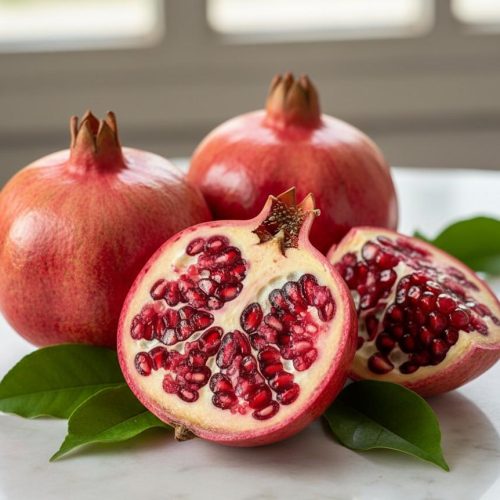 Fresh pomegranates export from India.