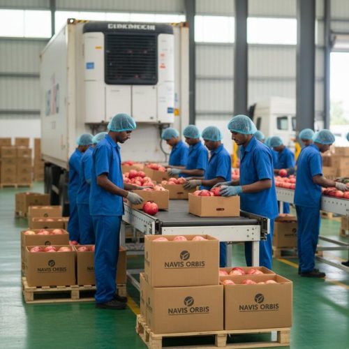 Navis Orbis handling pomegranate export from India.